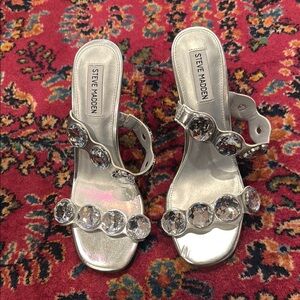 Steve Madden Silver Women's Sandals